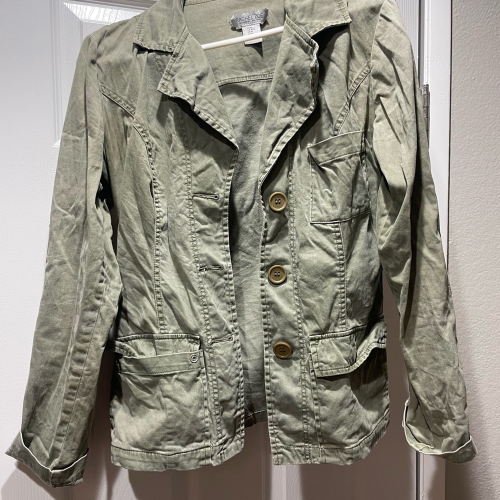 Rachel Zoe size medium Women's Green Jacket